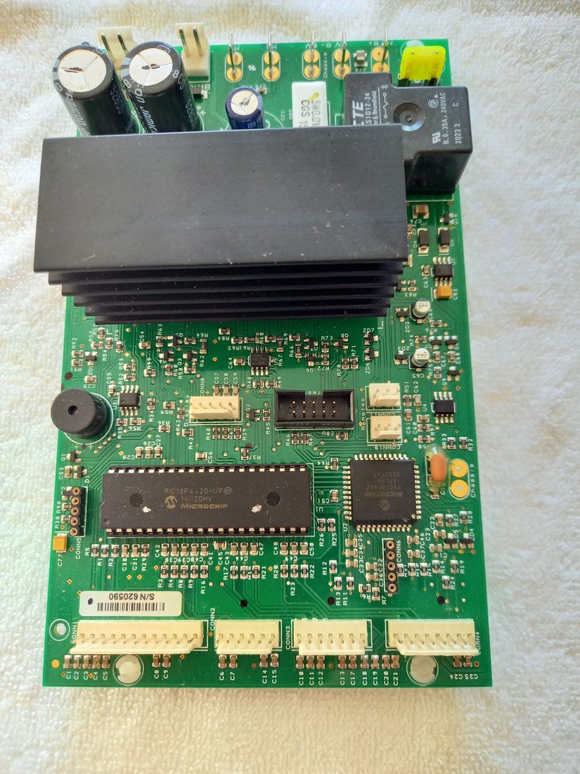 Control board with heatsink